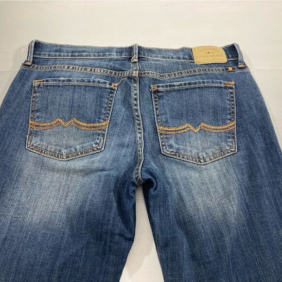 Lucky Brand Sweet N Low Jeans 4/27 Bootcut Blue Denim Y2K Western Casual - Picture 5 of 11